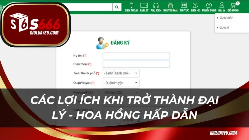 Các lợi ích khi trở thành đại lý - Hoa hồng hấp dẫn